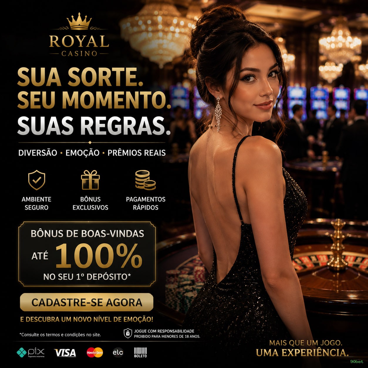 Pagamentos 90bet PIX